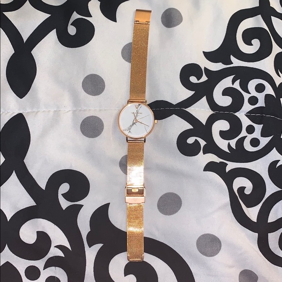 2/$150 - Rose Gold Marble Faced Watch - Picture 2 of 7
